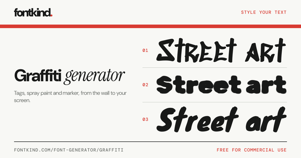Symbolic Lettering Examples Graffiti generator: your text in free graffiti fonts · FontKind