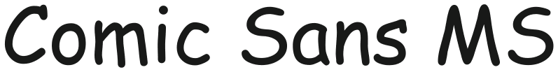 Comic Sans MS