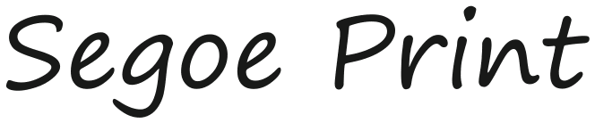 Segoe Print